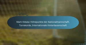 Mark Viduka: Höhepunkte der Nationalmannschaft, Torrekorde, Internationale Hinterlassenschaft
